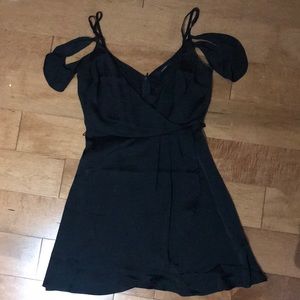 Black mini dress